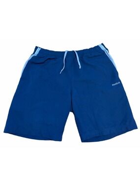 Reebok Athletic Shorts Blue Men's Medium